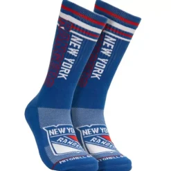 Apparel Mitchell & Ness Accessories-Power Play Crew Socks New York Rangers