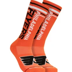 Apparel Mitchell & Ness Accessories-Power Play Crew Socks Philadelphia Flyers