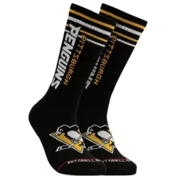 Apparel Mitchell & Ness Accessories-Power Play Crew Socks Pittsburgh Penguins