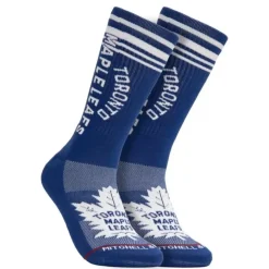 Apparel Mitchell & Ness Accessories-Power Play Crew Socks Toronto Maple Leafs