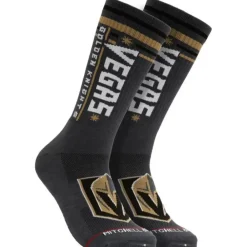 Apparel Mitchell & Ness Accessories-Power Play Crew Socks Vegas Golden Knights