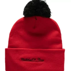 Headwear Mitchell & Ness -Punch Out Pom Knit New Jersey Devils