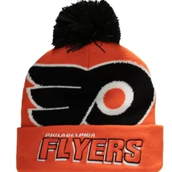 Headwear Mitchell & Ness -Punch Out Pom Knit Philadelphia Flyers