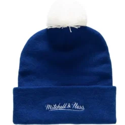 Headwear Mitchell & Ness -Punch Out Pom Knit Tampa Bay Lightning