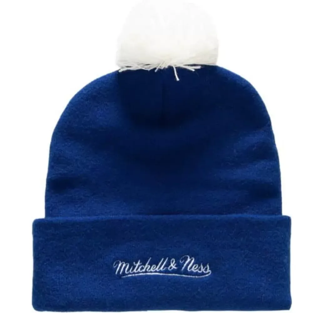 Headwear Mitchell & Ness -Punch Out Pom Knit Tampa Bay Lightning