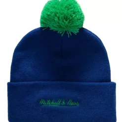 Headwear Mitchell & Ness -Punch Out Pom Knit Vancouver Canucks
