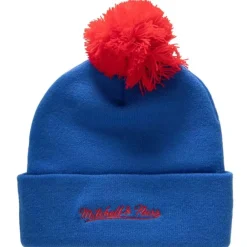 Headwear Mitchell & Ness -Punch Out Pom Knit Washington Capitals