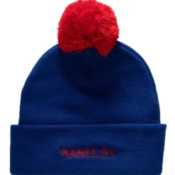Headwear Mitchell & Ness -Punch Out Pom Knit Winnipeg Jets