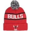 Headwear Mitchell & Ness -Reload 2.0 Pom Knit Beanie Chicago Bulls