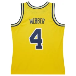 Jerseys Mitchell & Ness -Replica Chris Webber University Of Michigan Maize 1991 Jersey