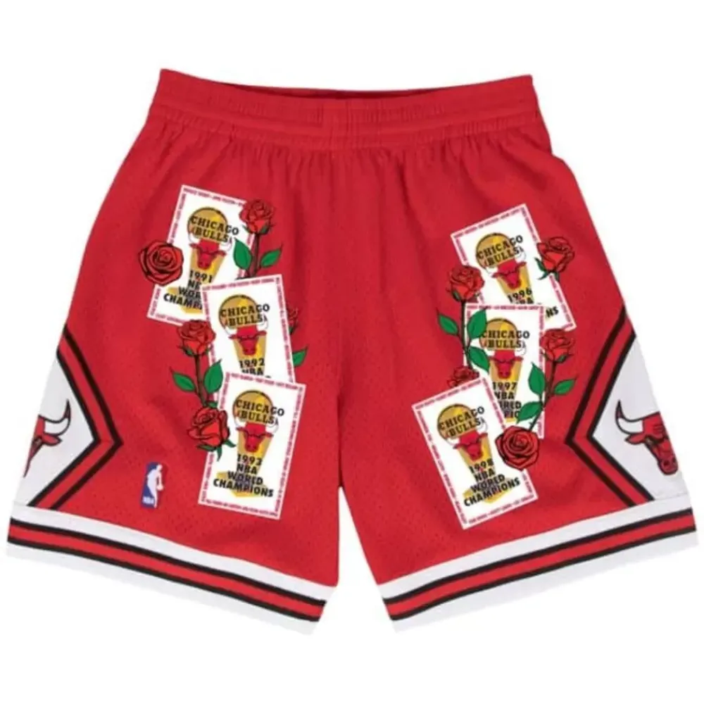 Shorts Mitchell & Ness -Roses And Banners Shorts Chicago Bulls