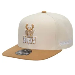 Headwear Mitchell & Ness -Sandman Fitted Hwc Milwaukee Bucks