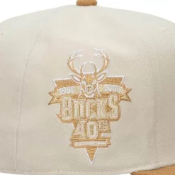 Headwear Mitchell & Ness -Sandman Fitted Hwc Milwaukee Bucks