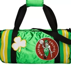 Apparel Mitchell & Ness Accessories-Satin Duffel Bag Boston Celtics
