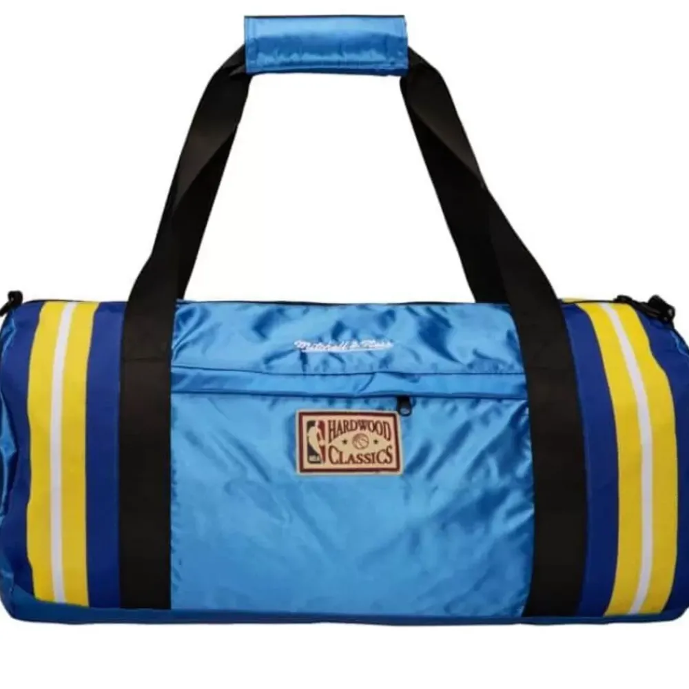 Apparel Mitchell & Ness Accessories-Satin Duffel Bag Golden State Warriors