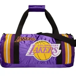 Apparel Mitchell & Ness Accessories-Satin Duffel Bag Los Angeles Lakers