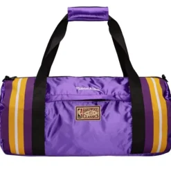 Apparel Mitchell & Ness Accessories-Satin Duffel Bag Los Angeles Lakers