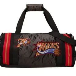Apparel Mitchell & Ness Accessories-Satin Duffel Bag Philadelphia 76Ers