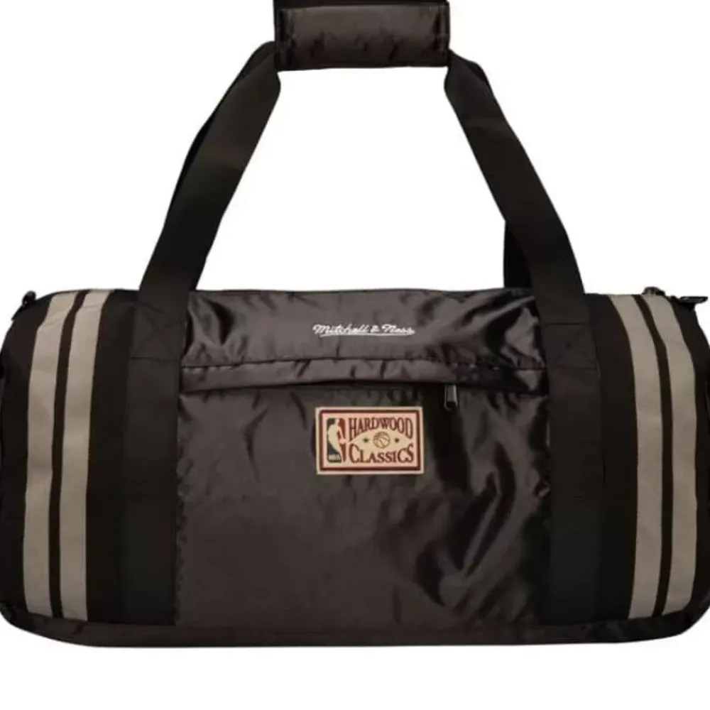 Apparel Mitchell & Ness Accessories-Satin Duffel Bag San Antonio Spurs