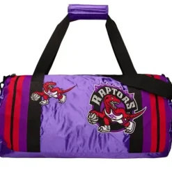 Apparel Mitchell & Ness Accessories-Satin Duffel Bag Toronto Raptors