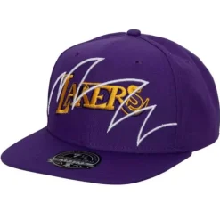 Headwear Mitchell & Ness -Shark Bite Fitted Hwc Hat Los Angeles Lakers
