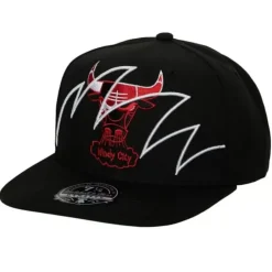 Headwear Mitchell & Ness -Shark Bite Fitted Hwc Hat Chicago Bulls
