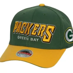 Headwear Mitchell & Ness -Shredder Stretch Snapback Green Bay Packers