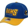 Headwear Mitchell & Ness -Shredder Stretch Snapback Los Angeles Rams