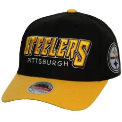 Headwear Mitchell & Ness -Shredder Stretch Snapback Pittsburgh Steelers