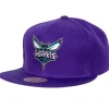 Headwear Mitchell & Ness -Side Core 2.0 Snapback Charlotte Hornets