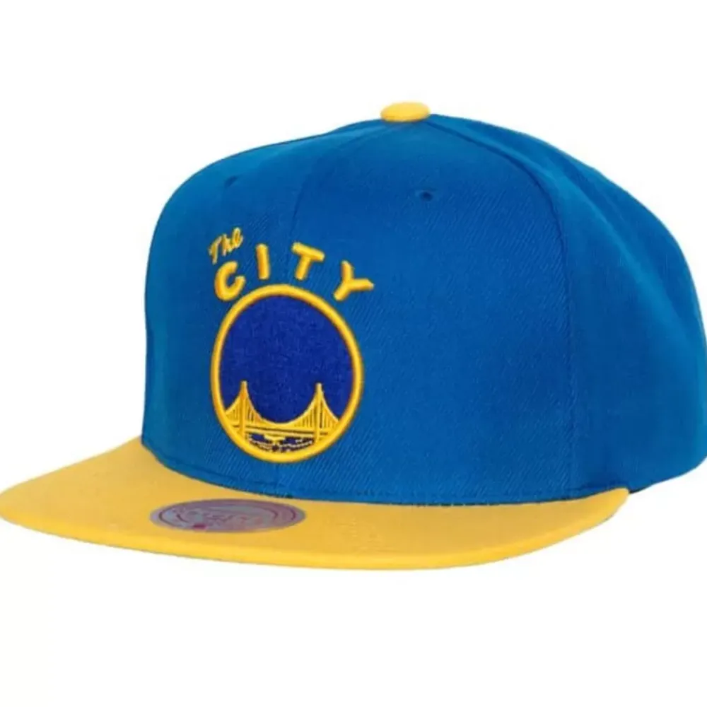 Headwear Mitchell & Ness -Side Core 2.0 Snapback Hwc Golden State Warriors