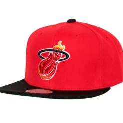Headwear Mitchell & Ness -Side Core 2.0 Snapback Hwc Miami Heat