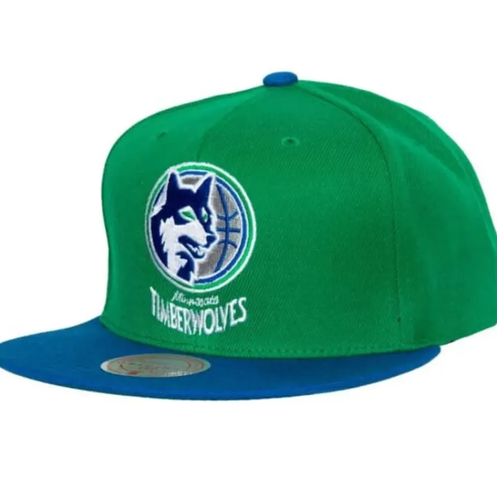 Headwear Mitchell & Ness -Side Core 2.0 Snapback Hwc Minnesota Timberwolves