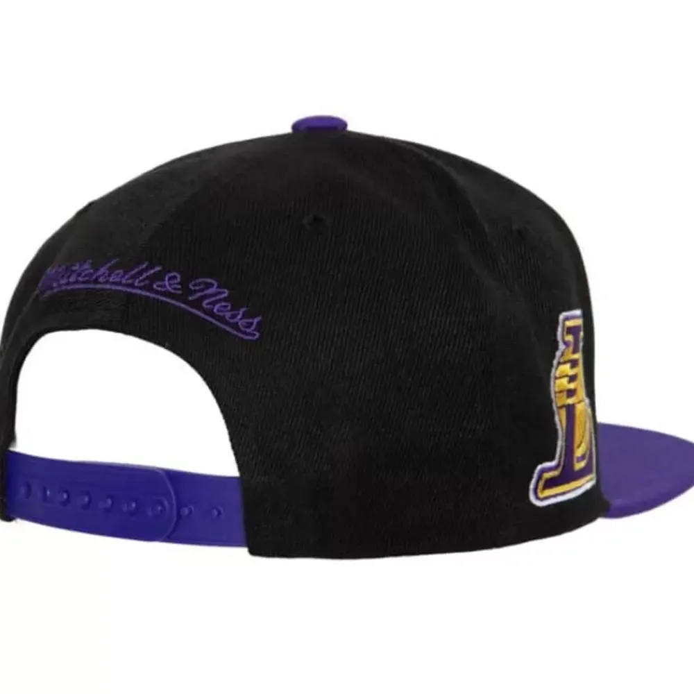 Headwear Mitchell & Ness -Side Core 2.0 Snapback Los Angeles Lakers