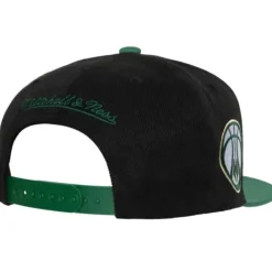 Headwear Mitchell & Ness -Side Core 2.0 Snapback Milwaukee Bucks