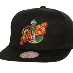 Headwear Mitchell & Ness -Side Jam Snapback Hwc Seattle Supersonics