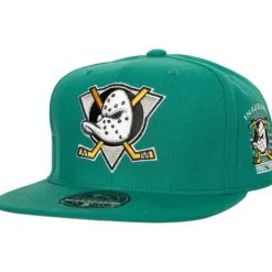 Headwear Mitchell & Ness -Side Patch Fitted Anaheim Ducks
