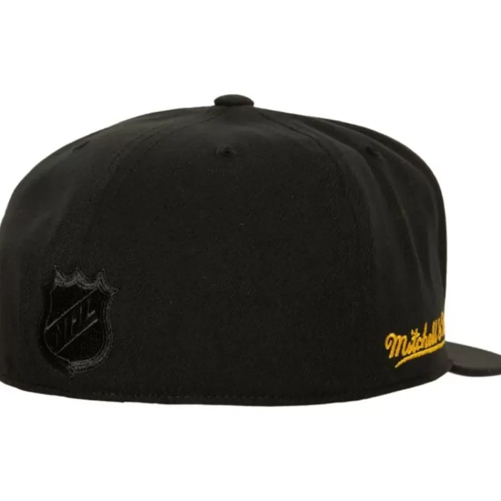 Headwear Mitchell & Ness -Side Patch Fitted Pittsburgh Penguins