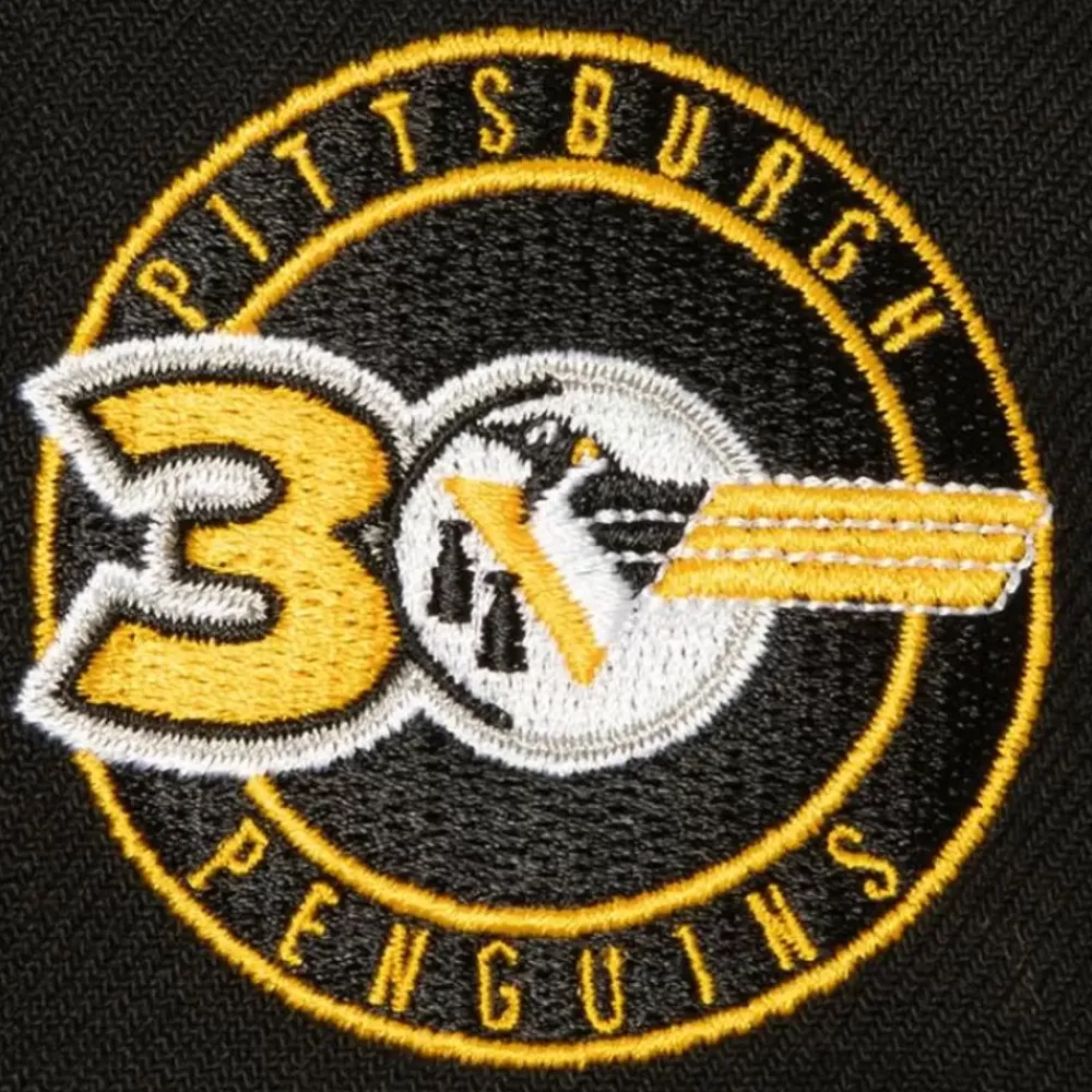 Headwear Mitchell & Ness -Side Patch Fitted Pittsburgh Penguins