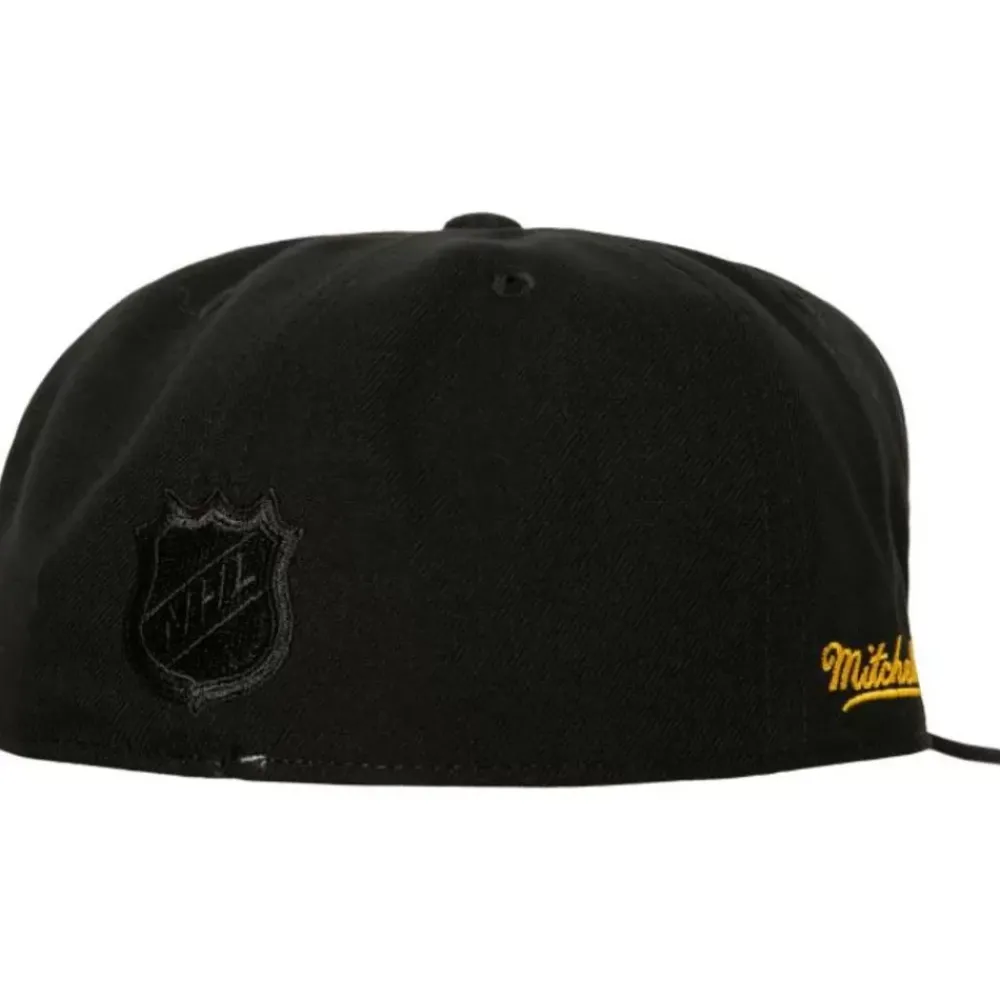 Headwear Mitchell & Ness -Side Patch Fitted Pittsburgh Penguins