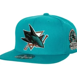 Headwear Mitchell & Ness -Side Patch Fitted San Jose Sharks