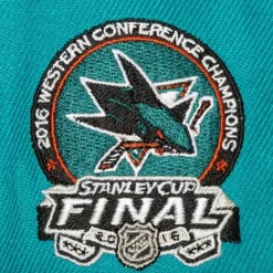 Headwear Mitchell & Ness -Side Patch Fitted San Jose Sharks