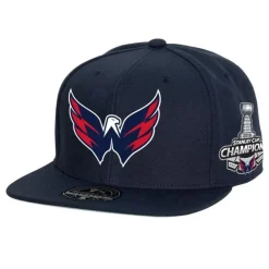 Headwear Mitchell & Ness -Side Patch Fitted Washington Capitals