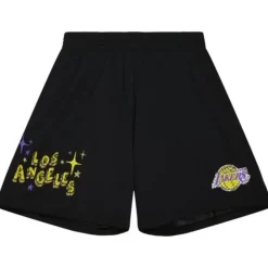 Apparel Mitchell & Ness Shorts-Sidewalk Sketch Shorts Hwc Los Angeles Lakers