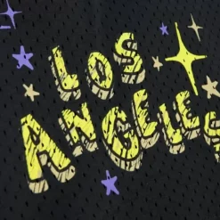 Apparel Mitchell & Ness Shorts-Sidewalk Sketch Shorts Hwc Los Angeles Lakers