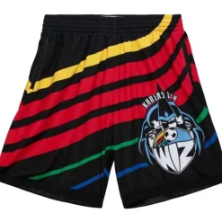 Apparel Mitchell & Ness Shorts-Since 96 2.0 Sublimated Mesh Shorts Kansas City Wiz