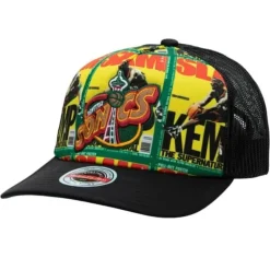 Headwear Mitchell & Ness -Slam Repeat Trucker Snapback Hwc Seattle Supersonics Shawn Kemp