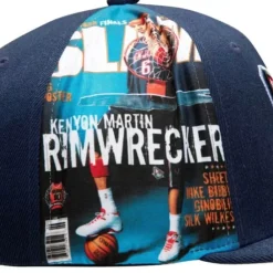 Headwear Mitchell & Ness -Slam Side Cropped Snapback Hwc New Jersey Nets Kenyon Martin