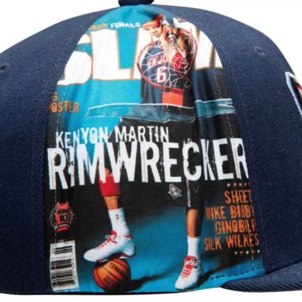 Headwear Mitchell & Ness -Slam Side Cropped Snapback Hwc New Jersey Nets Kenyon Martin