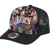 Headwear Mitchell & Ness -Slam Trucker Snapback Philadelphia 76Ers